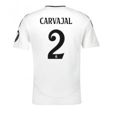 Real Madrid Daniel Carvajal #2 Hjemmedrakt 2024-25 Kortermet